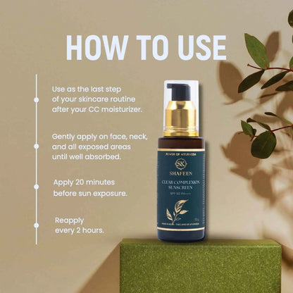 Day CC Ayurvedic Sunscreen SPF 50 | UVA, UVB & PA+++ Protection