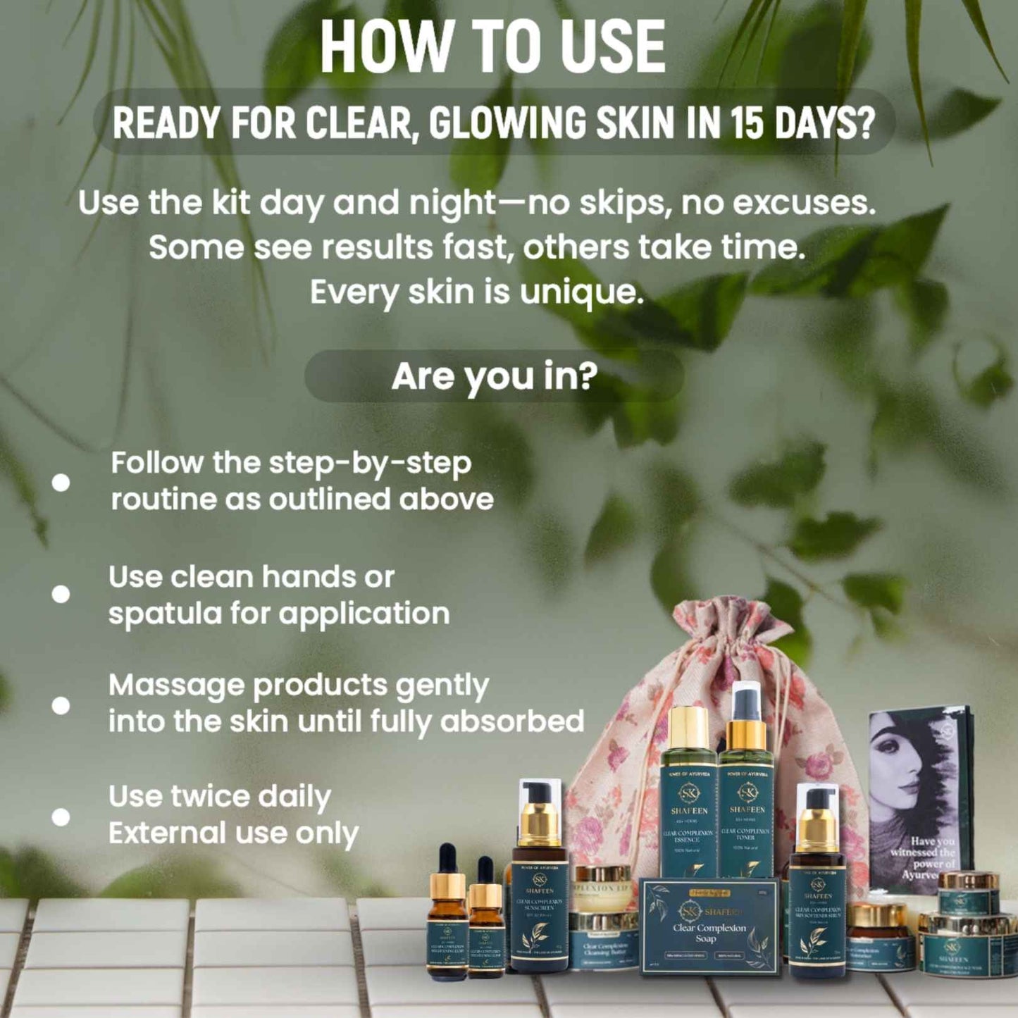 Clear Complexion 15-Days Challenge -Real, Visible Skin Transformation