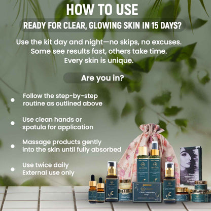 Clear Complexion 15-Days Challenge -Real, Visible Skin Transformation
