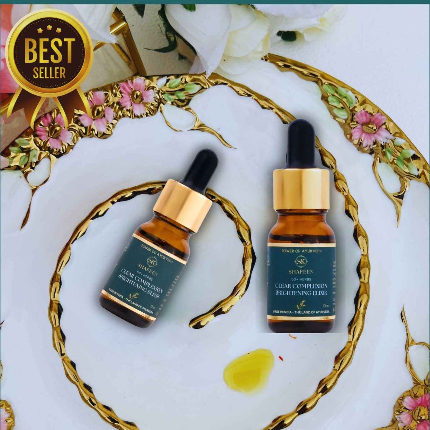 Clear Complexion Brightening Elixir – Powered by 50+ Ayurvedic Herbs
