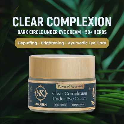 Clear Complexion Under Eye Cream powered by  50+ Ayurvedic Herbs (Copy)