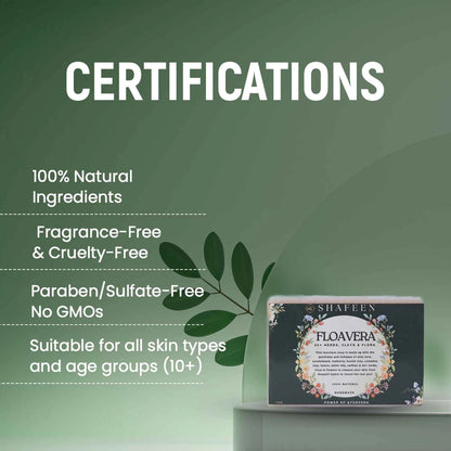 Floavera Soap infused with 50+ Herbs, Clays & Flora