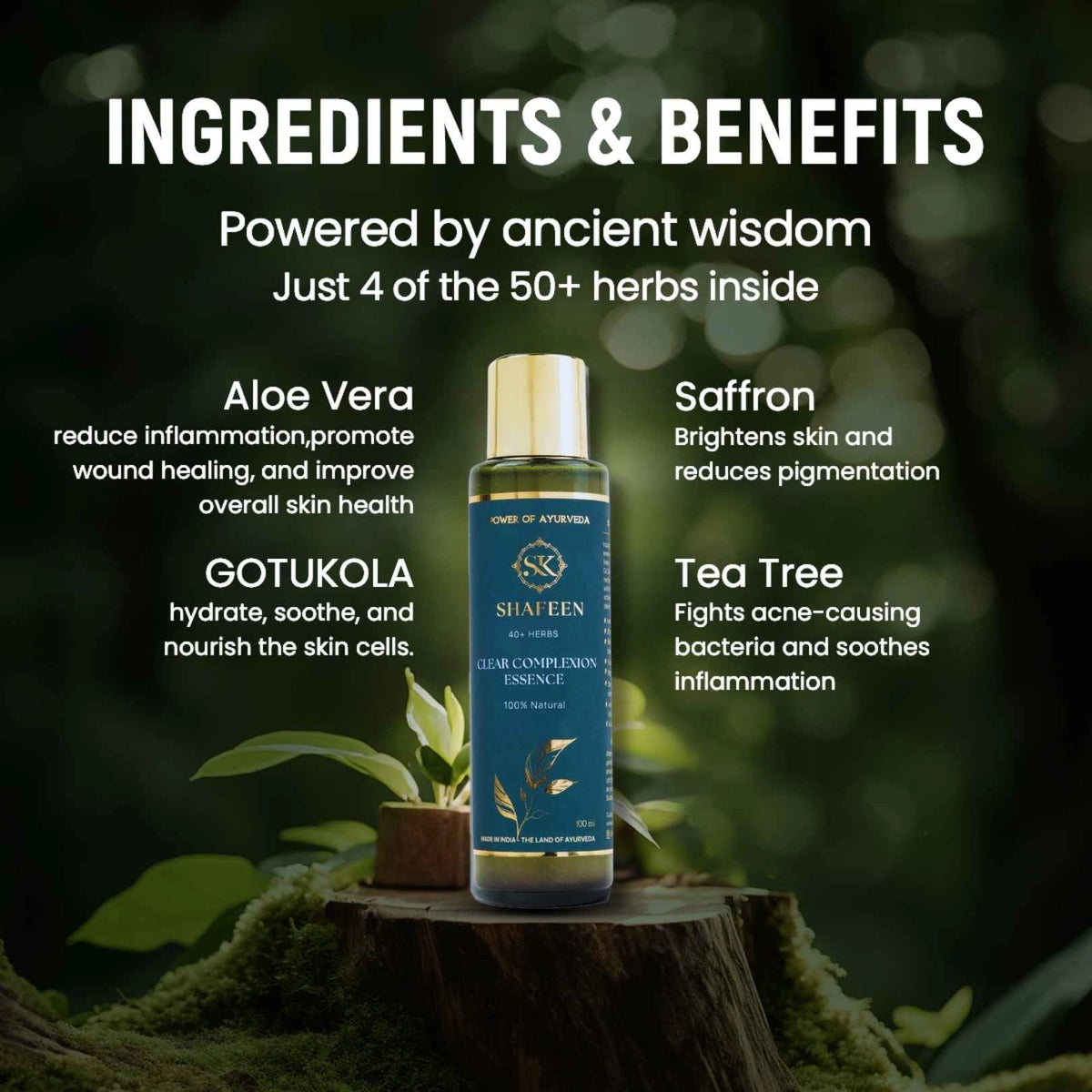 Clear Complexion Essence – 40+ Herbs