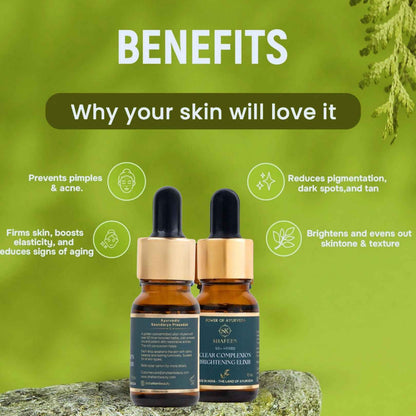 Clear Complexion Brightening Elixir – Powered by 50+ Ayurvedic Herbs