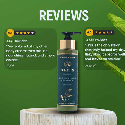 Clear Complexion Ayurvedic Body Lotion – Infused with 50+ Rare Herbs (Copy)