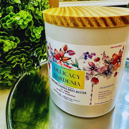 Perfume Candle Body Butter – Delicacy Gardenia (50+ Ayurvedic Herbs)