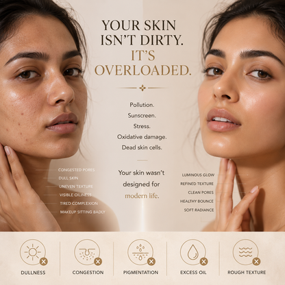Clear Complexion Ayurvedic Face Mask - 50+ Herbal Alchemy for Glowing Skin