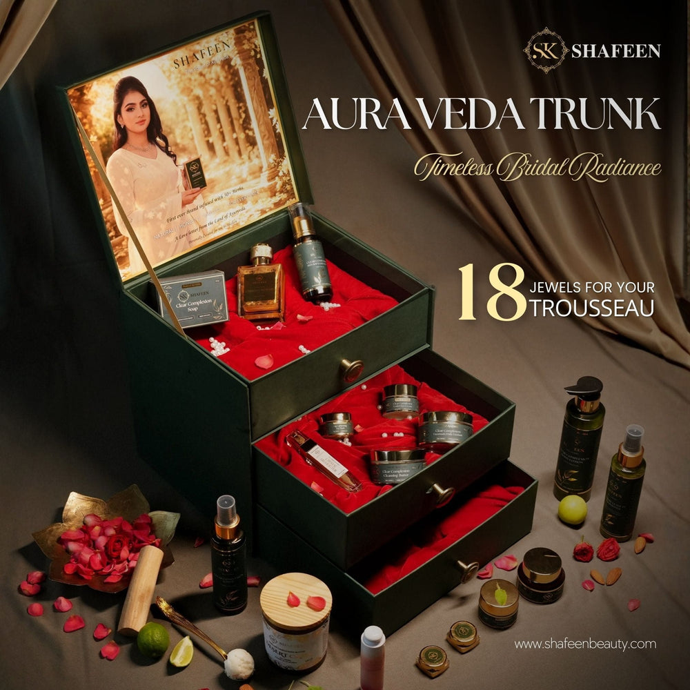 Aura Veda Trunk - The Flawless Bride Ritual Box by Shafeen Beauty - skshafeen - skshafeen