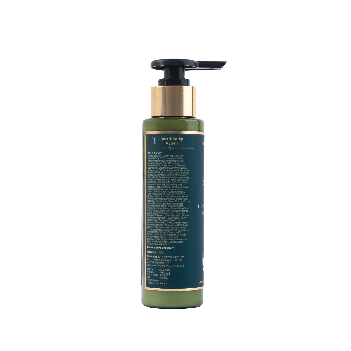Clear Complexion Ayurvedic Body Lotion – Infused with 50+ Rare Herbs