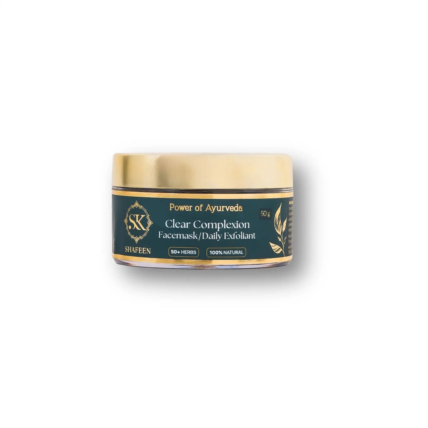 Clear Complexion Ayurvedic Face Mask – 50+ Herbal Alchemy for Glowing Skin