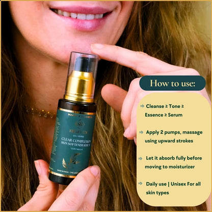 Clear Complexion Skin Softener Serum - 50+ herbs infused