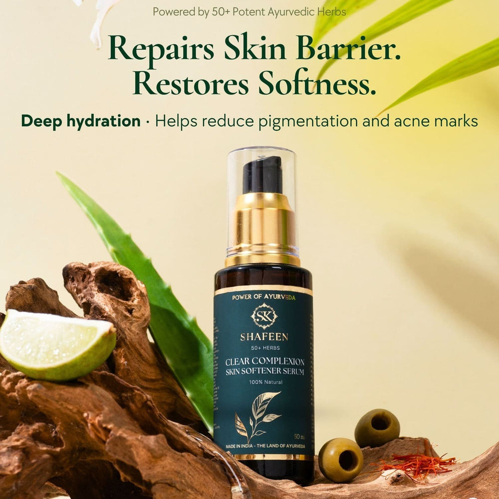 Clear Complexion Skin Softener Serum - 50+ herbs infused - skshafeen - skshafeen