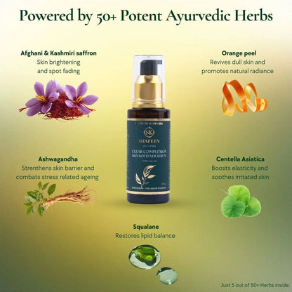 Clear Complexion Skin Softener Serum - 50+ herbs infused