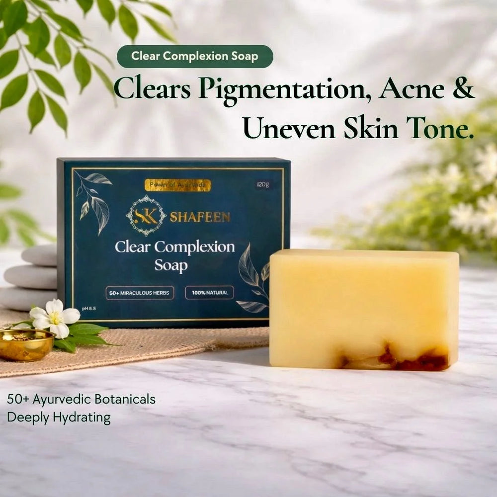 Clear Complexion Soap – Infused with 50+ Ayurvedic Herbs