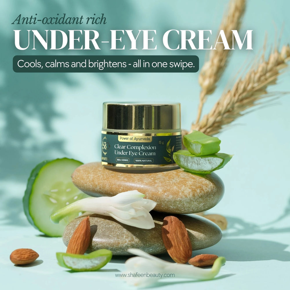 Clear Complexion Under Eye Cream powered by  50+ Ayurvedic Herbs