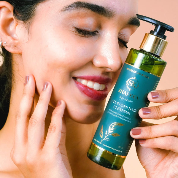 Hair Cleanser | Shampoo – Infused with 80+ Ayurvedic Herbs - skshafeen - skshafeen