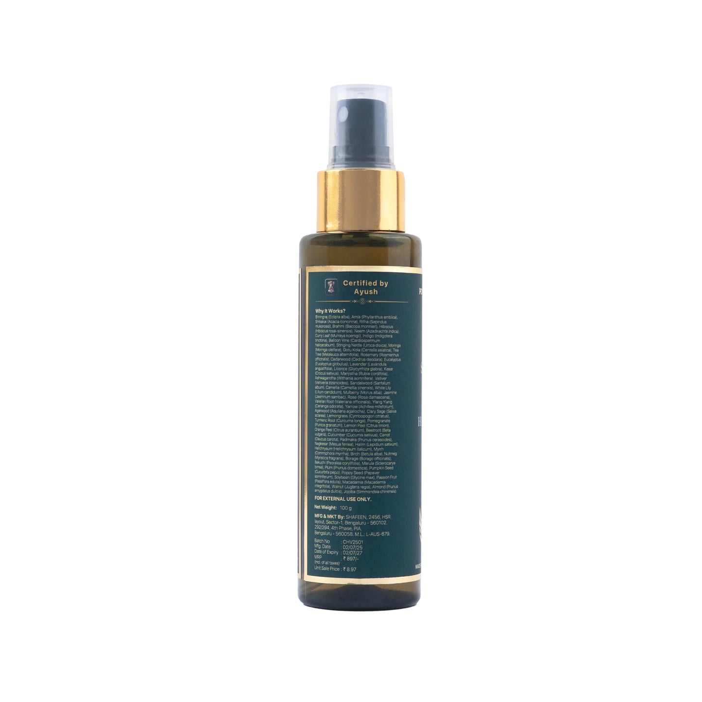 Hair Vitalizer - 86+ Ayurvedic Herbs
