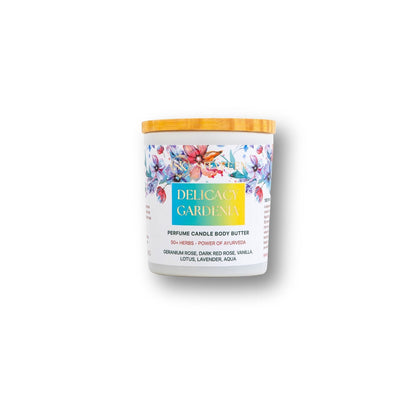 Perfume Candle Body Butter – Delicacy Gardenia (50+ Ayurvedic Herbs) - skshafeen - skshafeen