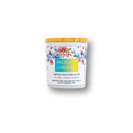 Perfume Candle Body Butter – Delicacy Gardenia (50+ Ayurvedic Herbs)