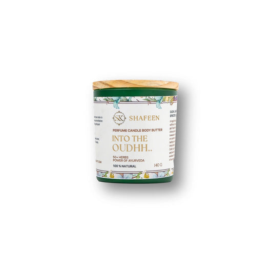 Perfume Candle Body Butter – Into The Oudh (50+ Ayurvedic Herbs)