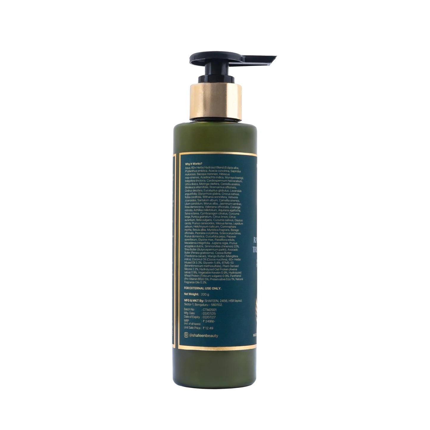 Raw Butters Hair Masque: 60 Rare Ayurvedic Herbs