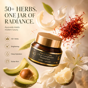 Clear Complexion Moisturizer – 50+ Herbs Ayurvedic Radiance Cream