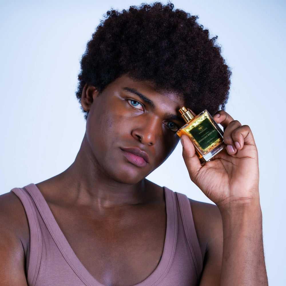 Sparkling Body Oil – Infused with 50+ Ayurvedic Herbs